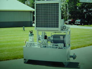This unit features a large heat exchanger.